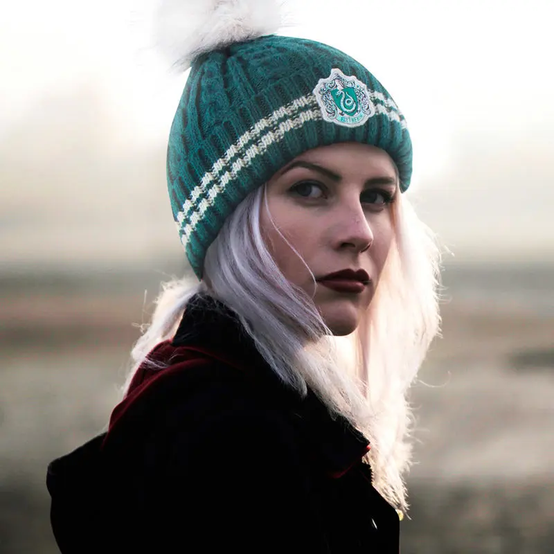 Harry Potter Pom-Pom Beanie Slytherin product photo