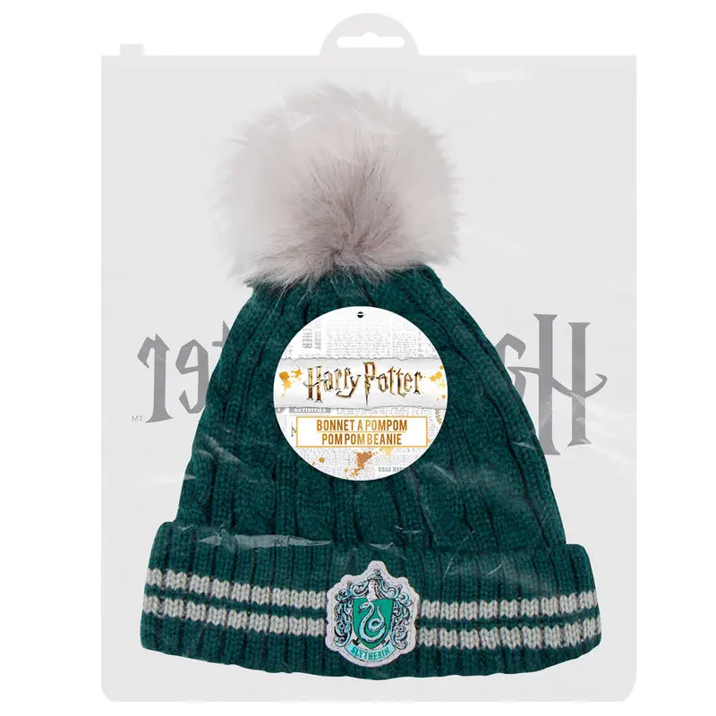 Harry Potter Pom-Pom Beanie Slytherin product photo
