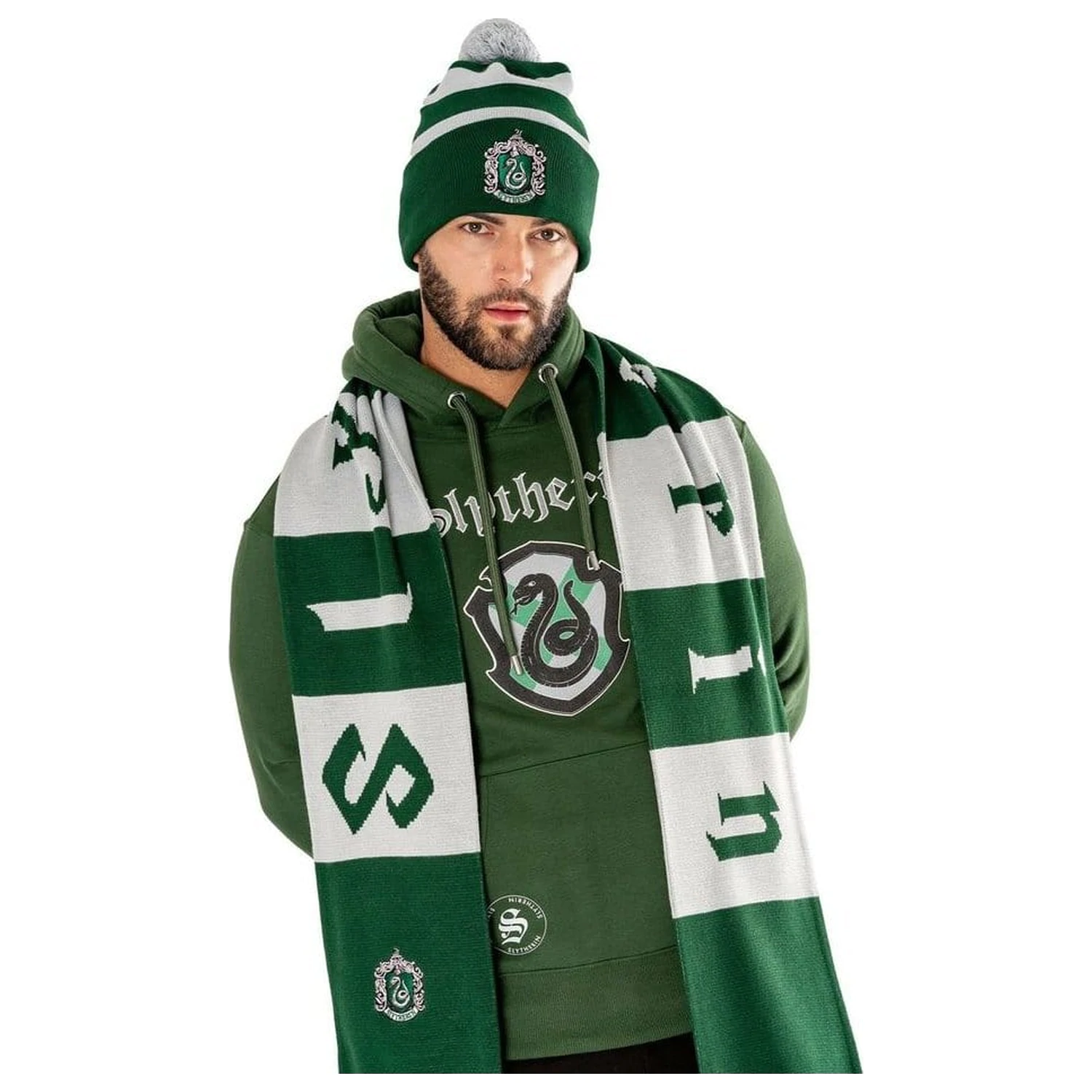 Harry Potter Scarf Slytherin Long Length product photo