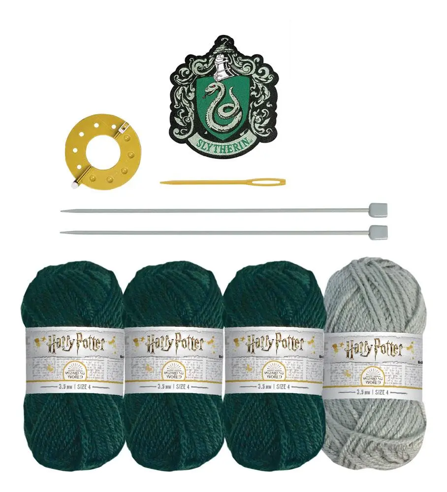 Harry Potter Knitting Kit Beanie Hat Slytherin termékfotó