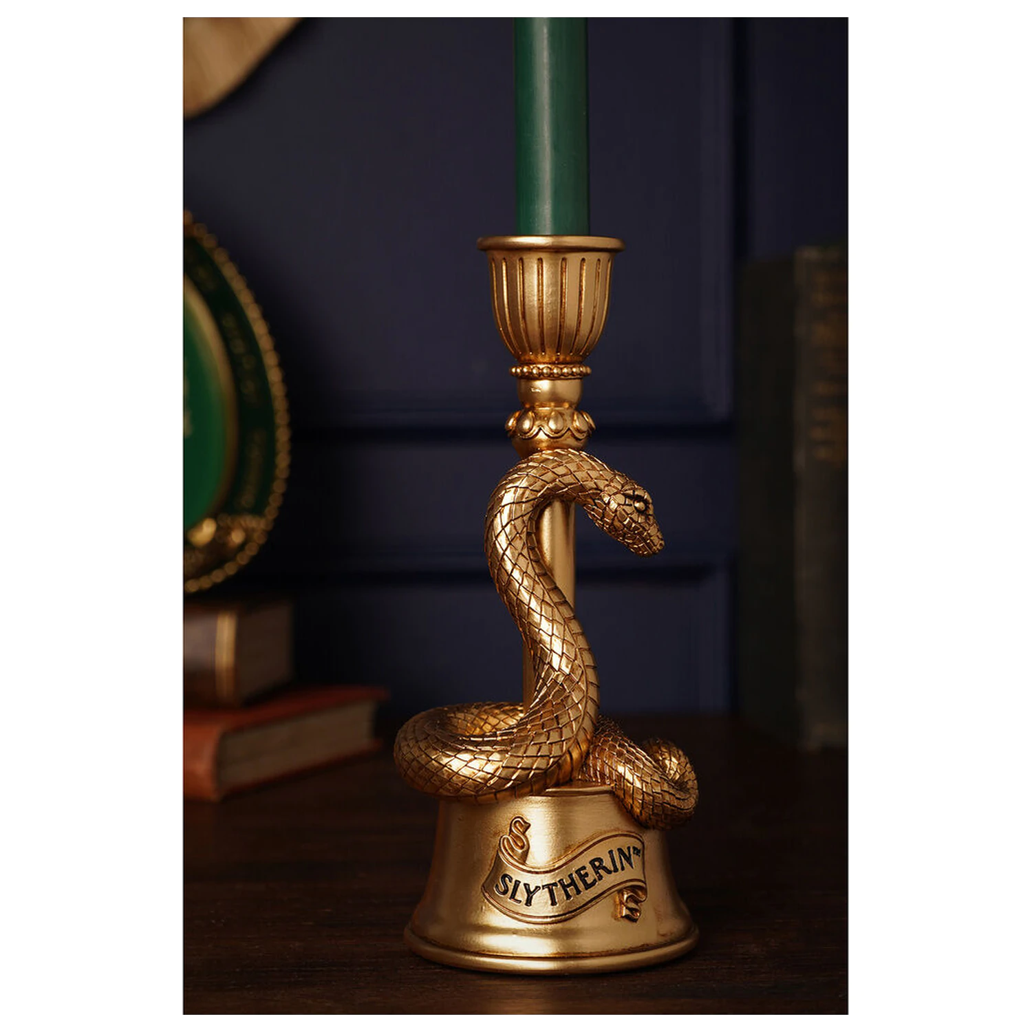 Harry Potter Slytherin Snake 3D candle holder product photo