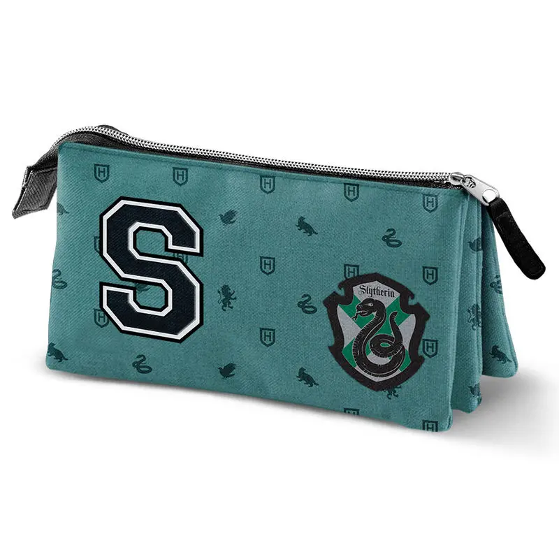 Harry Potter Slytherin triple pencil case product photo