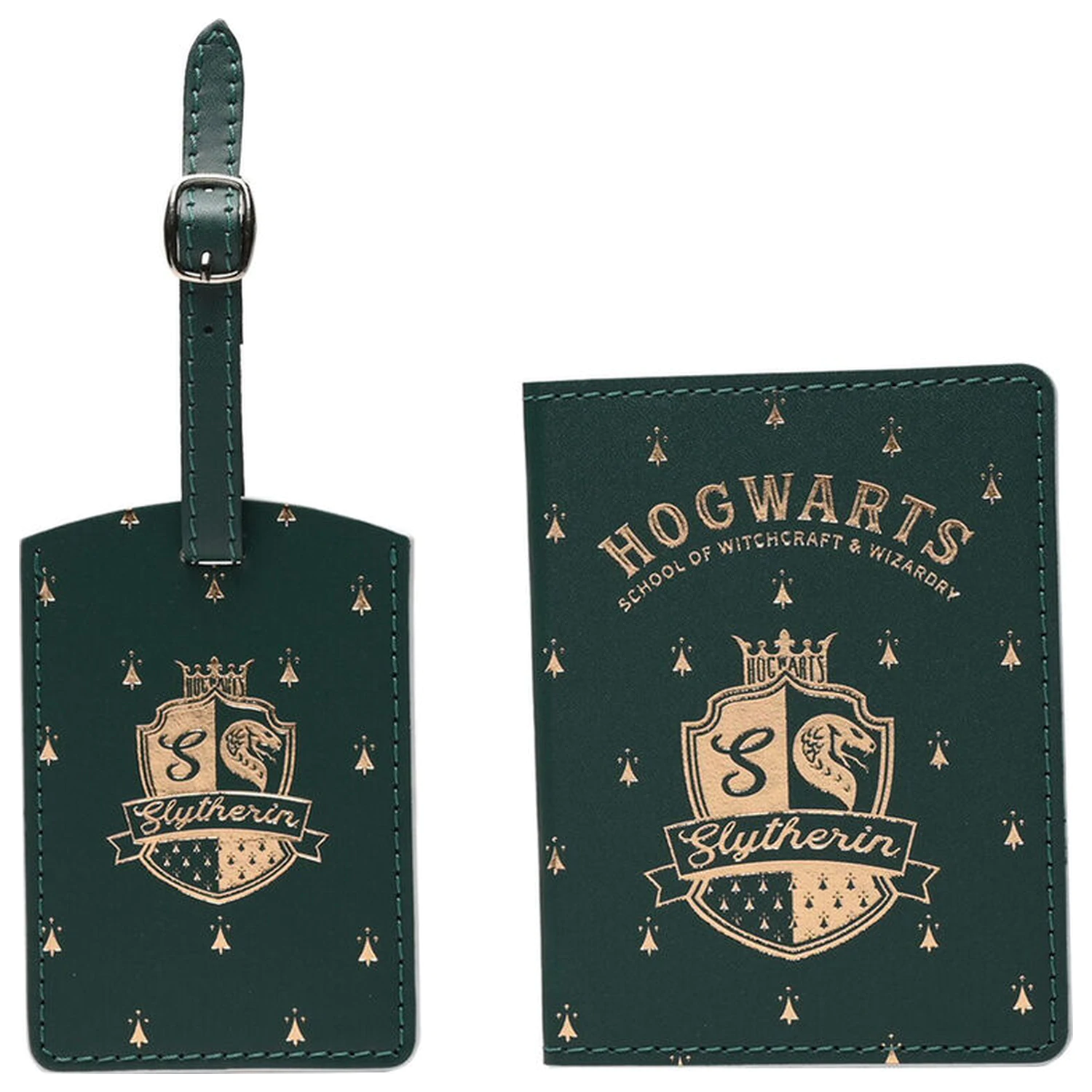 Harry Potter Slytherin passport holder & luggage tag product photo