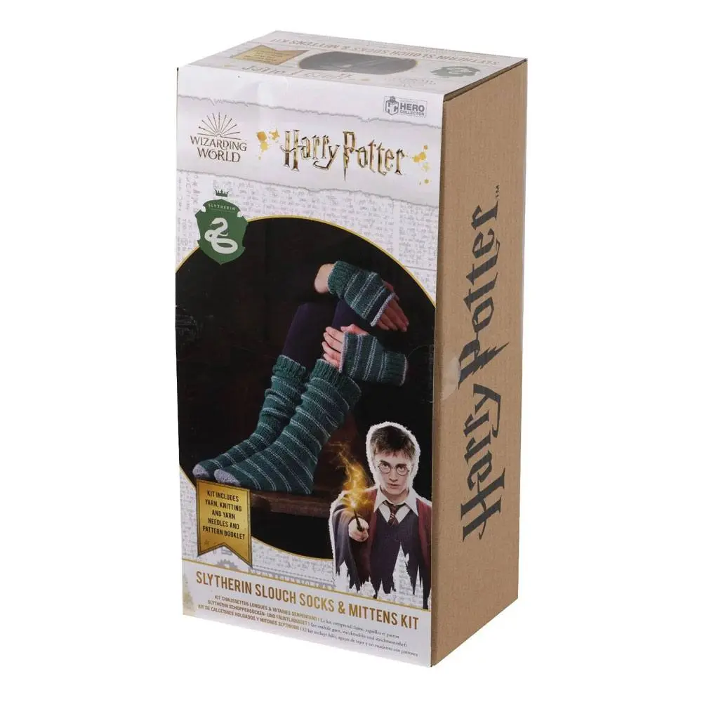 Harry Potter Knitting Kit Slouch Socks and Mittens Slytherin termékfotó