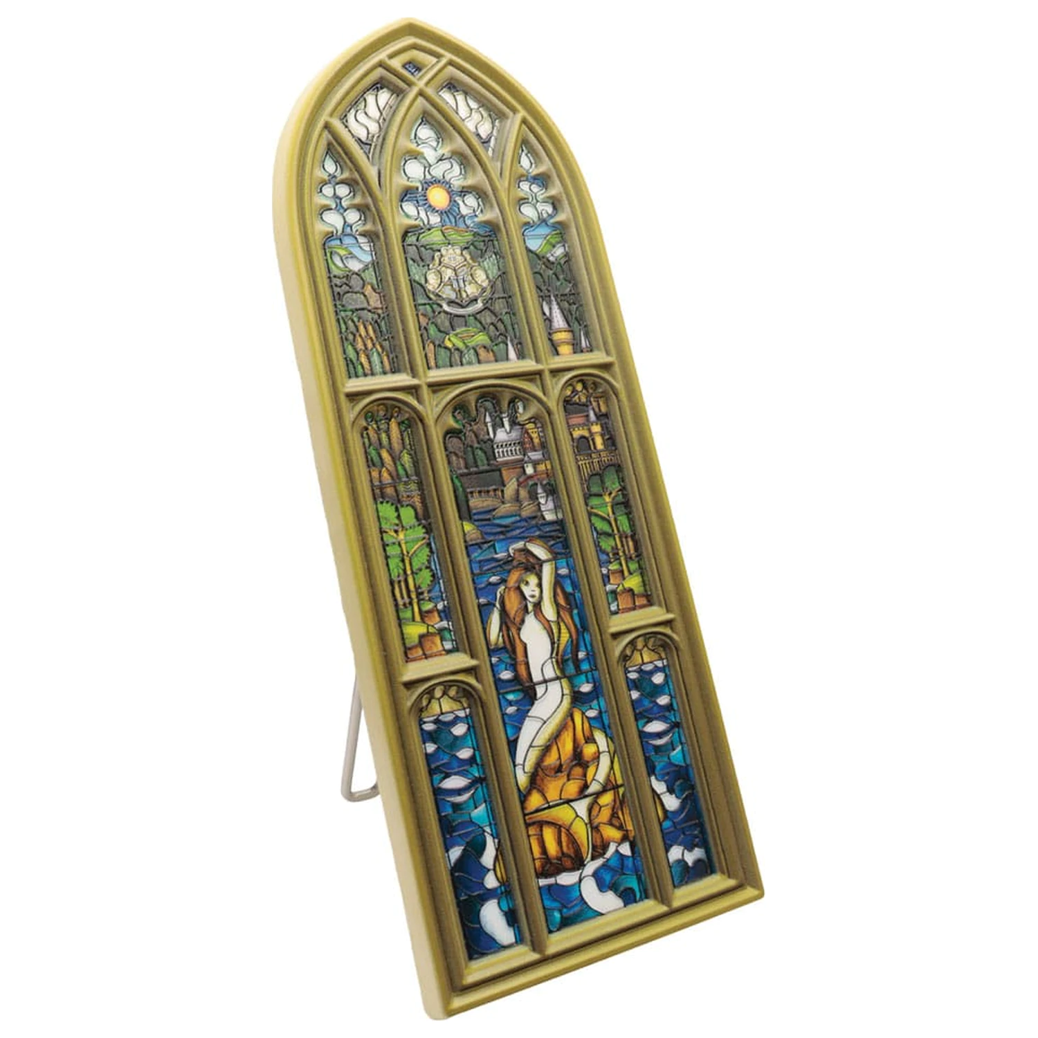 Harry Potter Resin Plaque Mermaid Stained Glass Window product photo