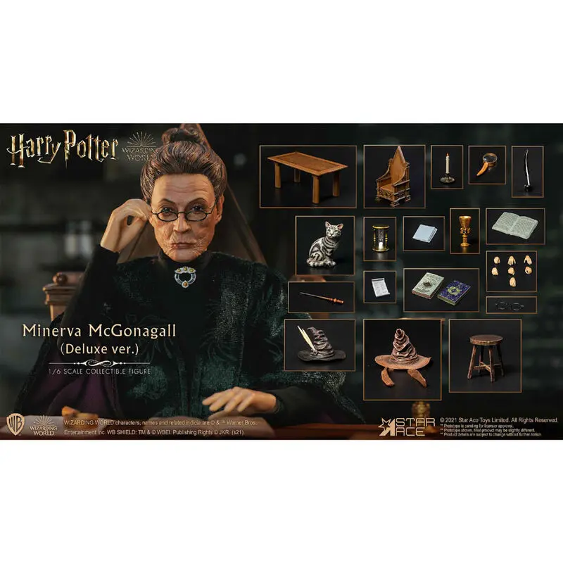 Harry Potter My Favourite Movie Action Figure 1/6 Minerva McGonagall Deluxe Ver. 29 cm product photo