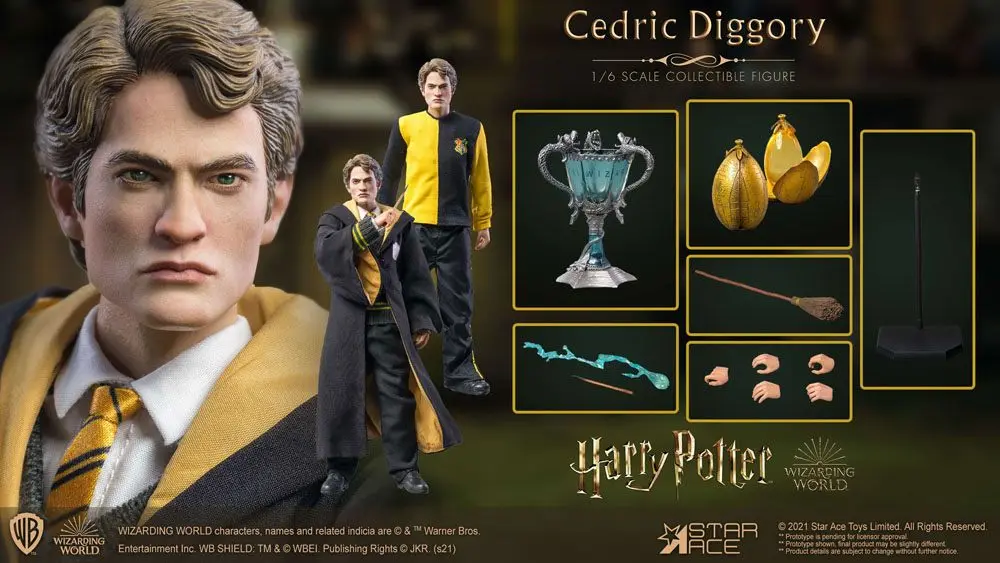 Harry Potter My Favourite Movie Action Figure 1/6 Cedric Diggory Deluxe Version 30 cm product photo