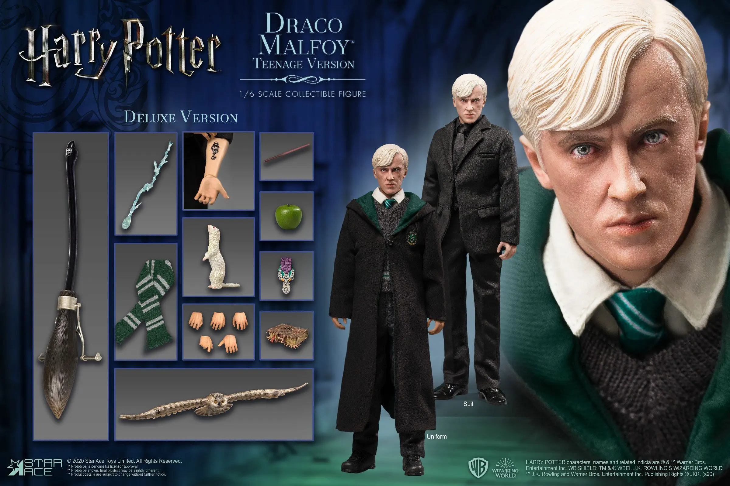 Harry Potter My Favourite Movie Action Figure 1/6 Draco Malfoy Teenager Deluxe Version 26 cm product photo