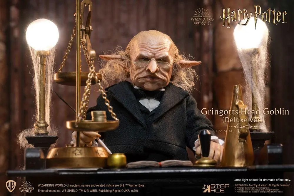 Harry Potter My Favourite Movie Action Figure 1/6 Gringotts Head Goblin Deluxe Ver. 20 cm product photo