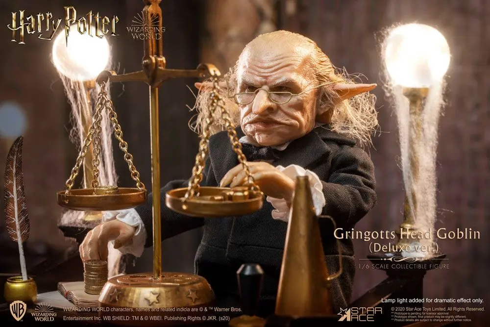 Harry Potter My Favourite Movie Action Figure 1/6 Gringotts Head Goblin Deluxe Ver. 20 cm product photo