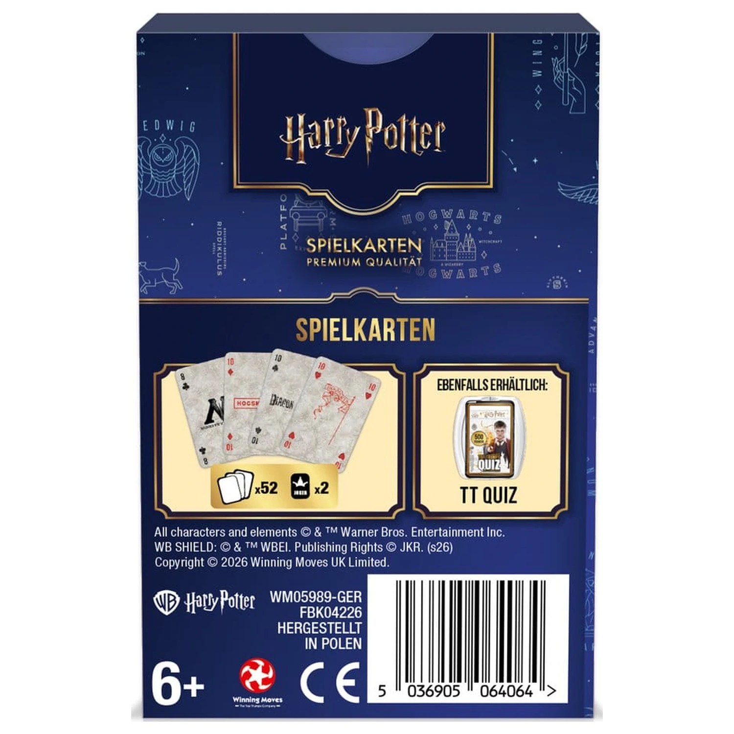 Harry Potter Playing Cards *German Version* product photo