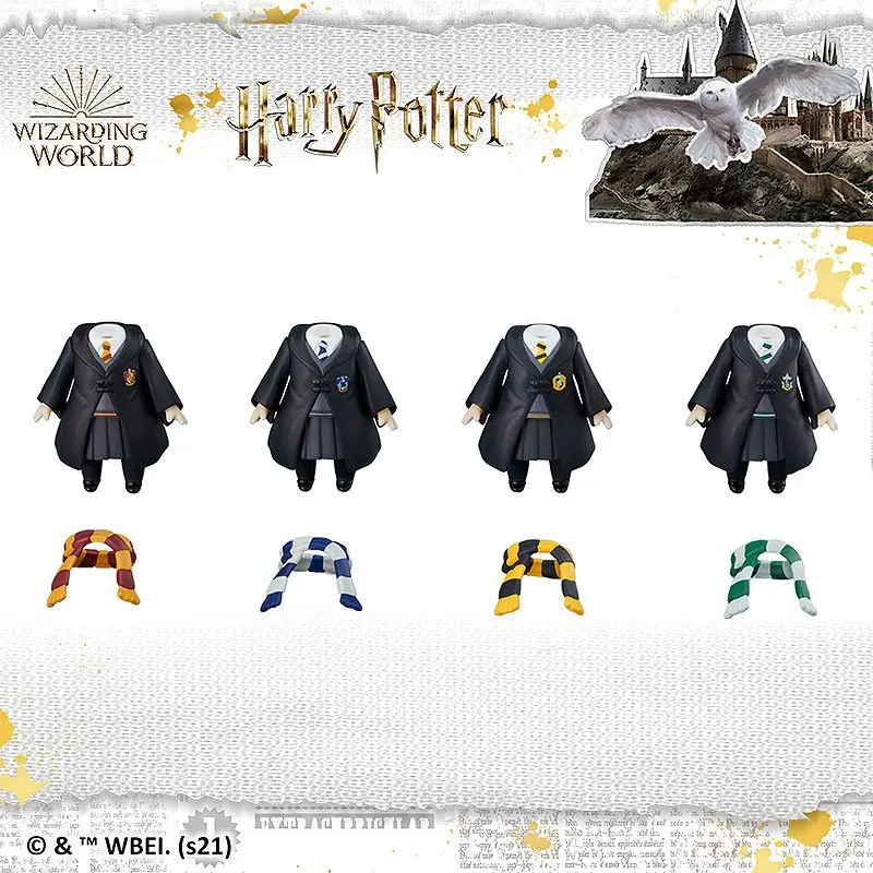 Harry Potter Nendoroid More 4-pack Parts for Figures Dress-Up Hogwarts Uniform Skirt Style product photo