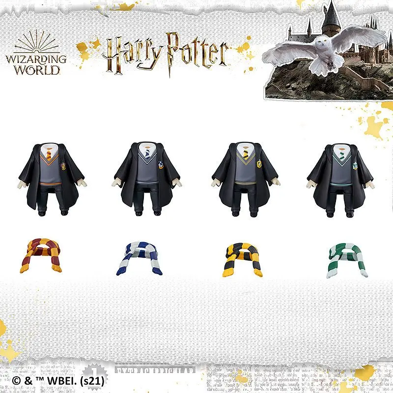 Harry Potter Nendoroid More 4-pack Parts for Figures Dress-Up Hogwarts Uniform Slacks Style product photo