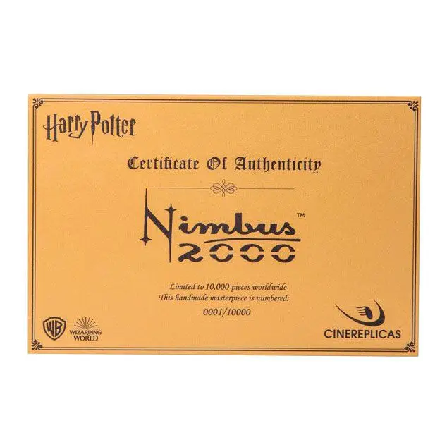 Harry Potter Replica Nimbus 2000 Magic Broom New Edition product photo