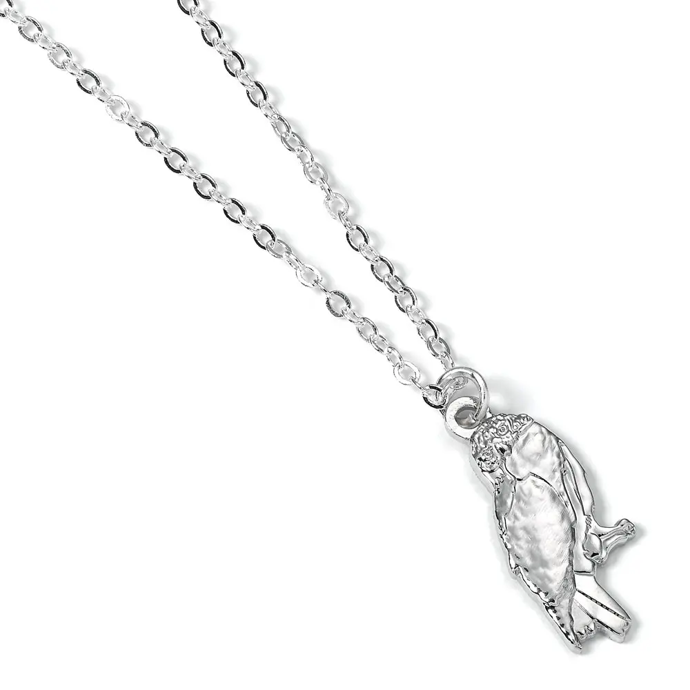 Harry Potter Pendant &amp; Necklace Hedwig Owl (silver plated) product photo