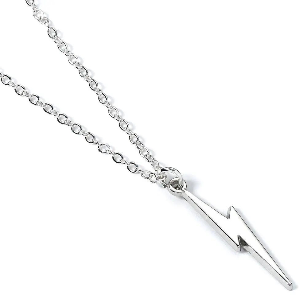 Harry Potter Pendant & Necklace Lightning Bolt (silver plated) termékfotó