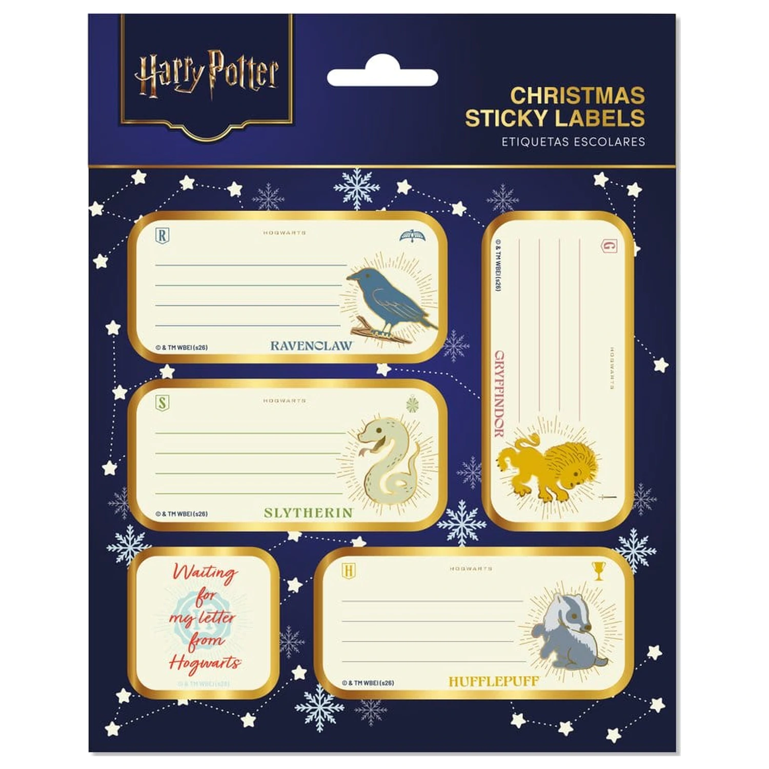 Harry Potter Self-Adhesive Christmas Labels Premium product photo