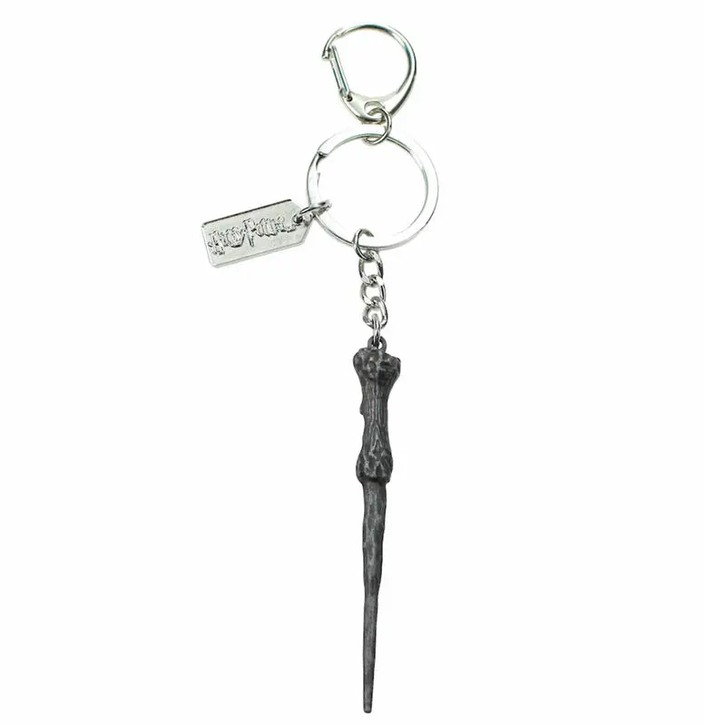 Harry Potter wand metal keychain product photo