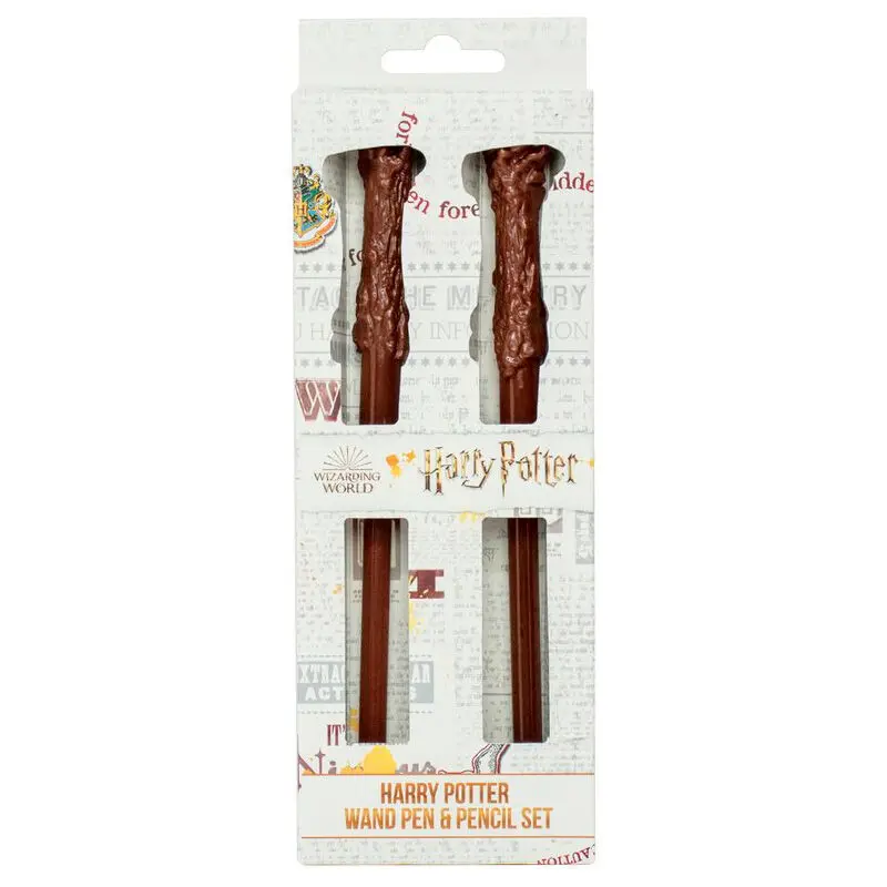 Harry Potter Harry Wand Pen &amp; Pencil Set product photo
