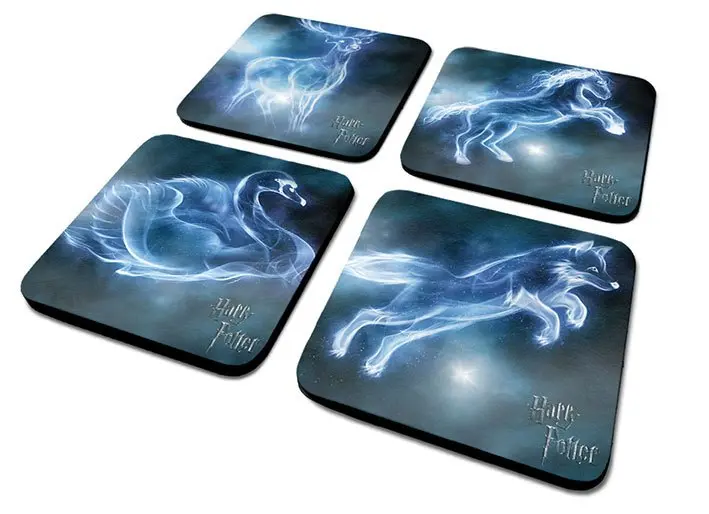 Harry Potter Coaster 4-Pack Patronus product photo