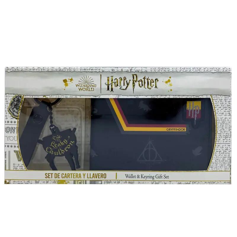 Harry Potter wallet + keychain set product photo
