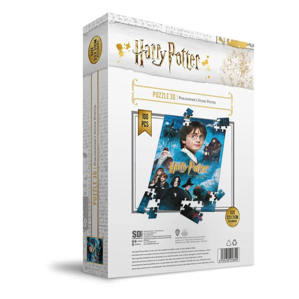 Harry Potter Jigsaw Puzzle with 3D-Effect Philosopher's Stone Poster (100 pieces) product photo