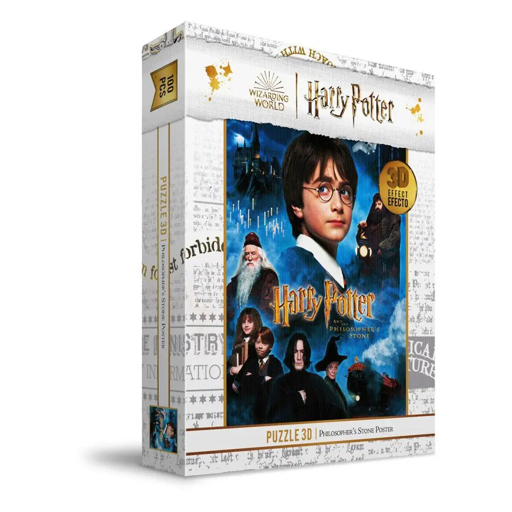 Harry Potter Jigsaw Puzzle with 3D-Effect Philosopher's Stone Poster (100 pieces) product photo