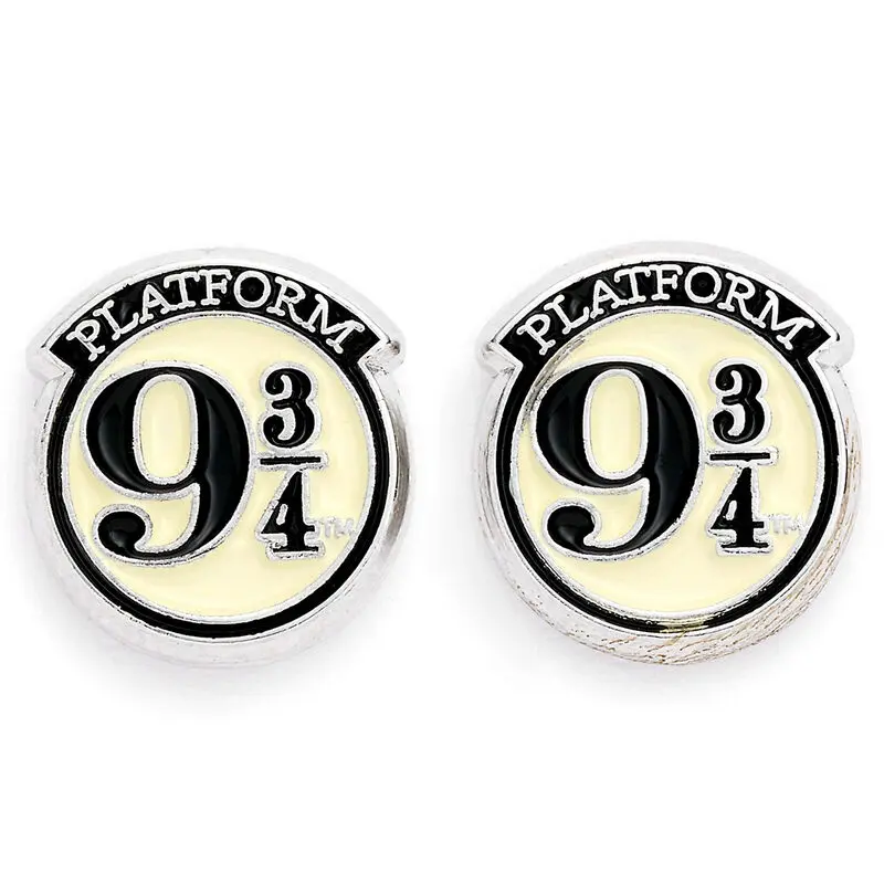 Harry Potter Platform 9 3/4 silver plated stud earrings product photo