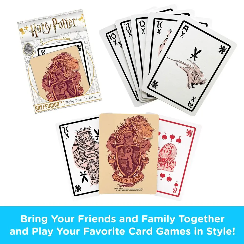 Harry Potter Playing Cards Gryffindor product photo