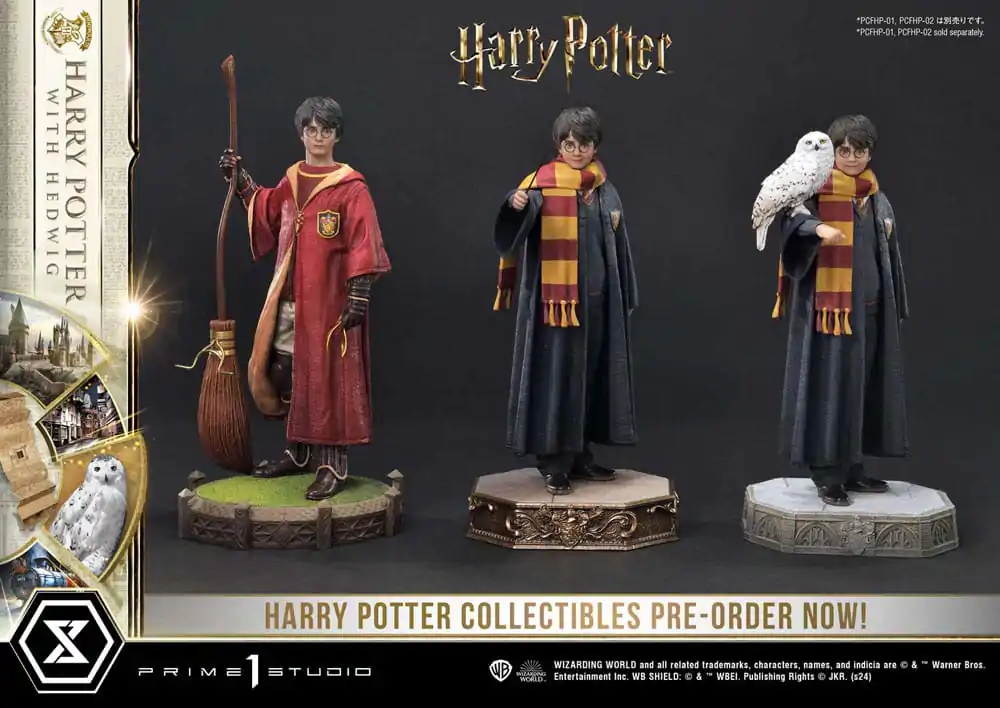 Harry Potter Prime Collectibles Statue 1/6 Harry Potter with Hedwig 28 cm termékfotó