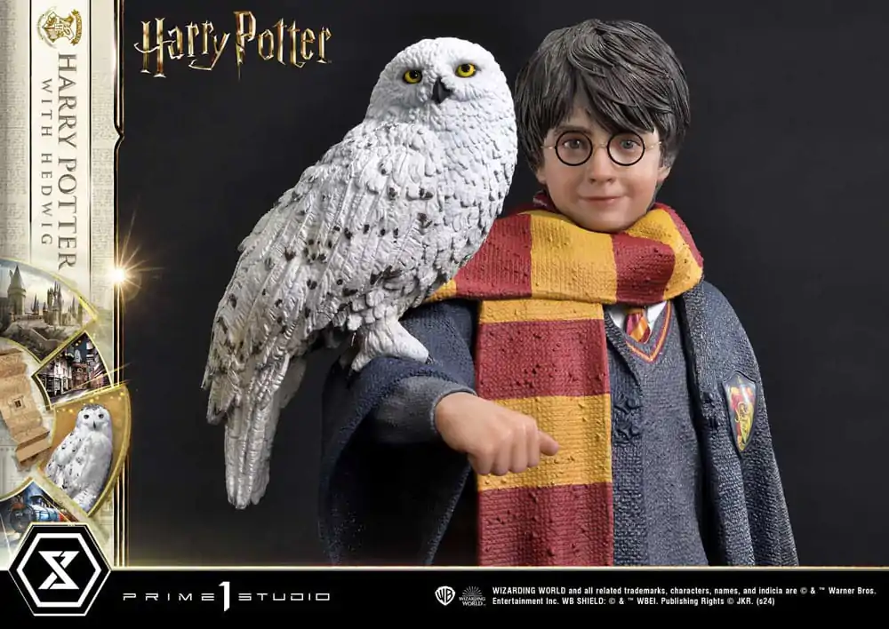 Harry Potter Prime Collectibles Statue 1/6 Harry Potter with Hedwig 28 cm termékfotó