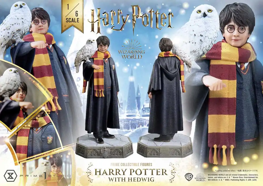 Harry Potter Prime Collectibles Statue 1/6 Harry Potter with Hedwig 28 cm termékfotó