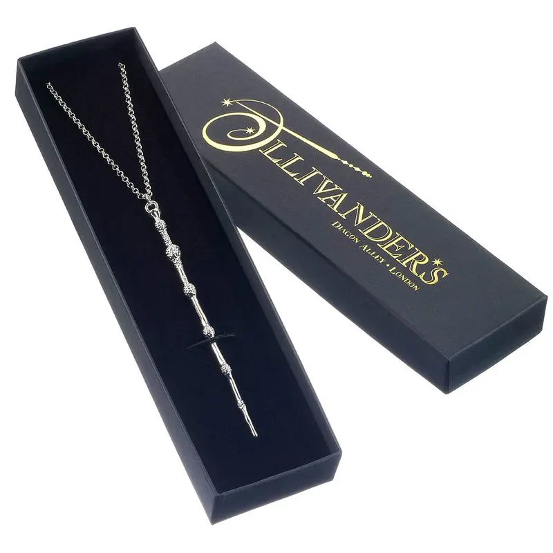 Harry Potter Professor Dumbledore Wand necklace in gift box product photo