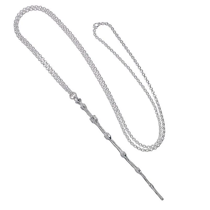 Harry Potter Professor Dumbledore Wand necklace in gift box product photo