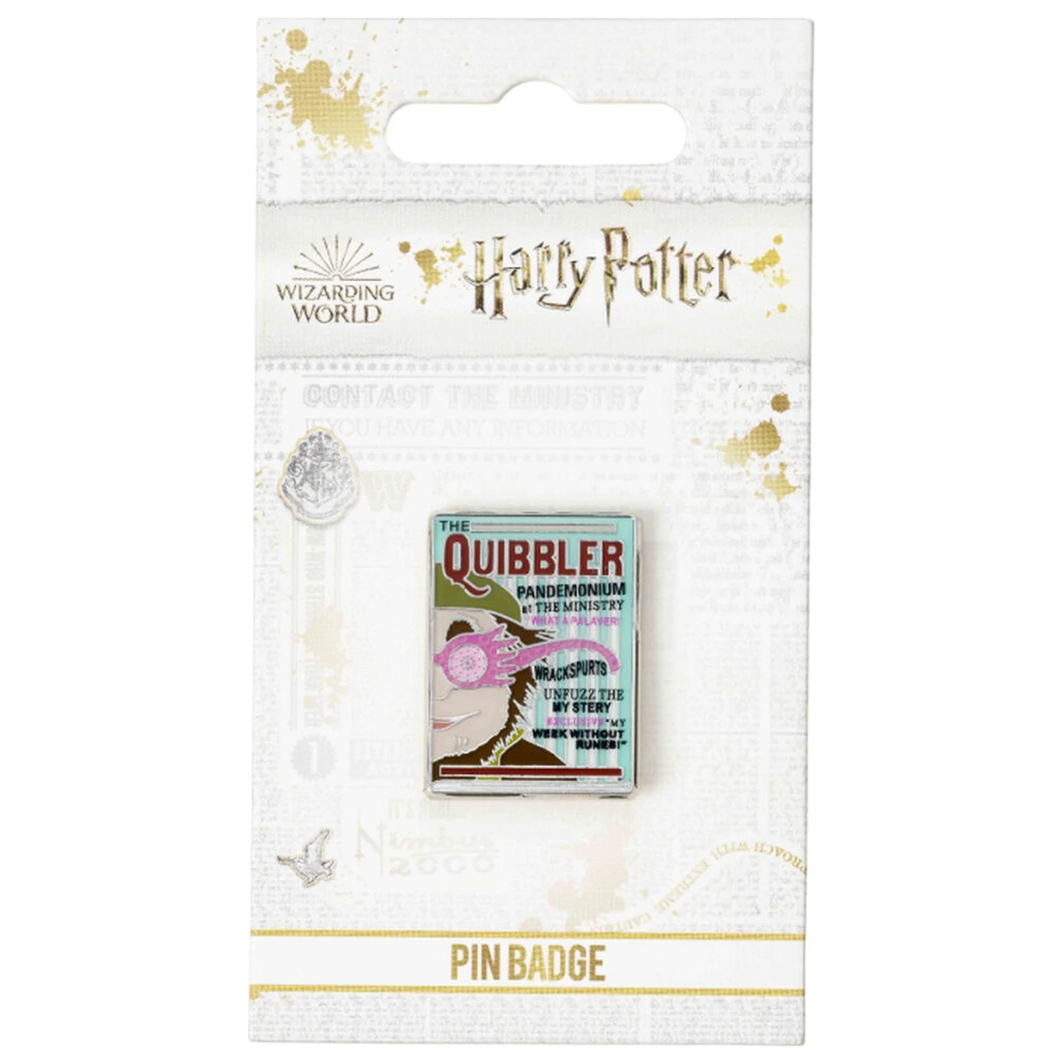 Harry Potter Quibbler pin badge product photo