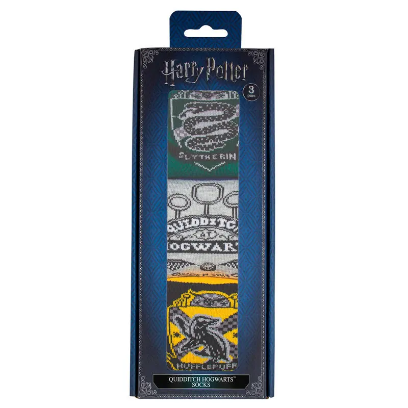 Harry Potter Quidditch Hogwarts socks set of 4 product photo
