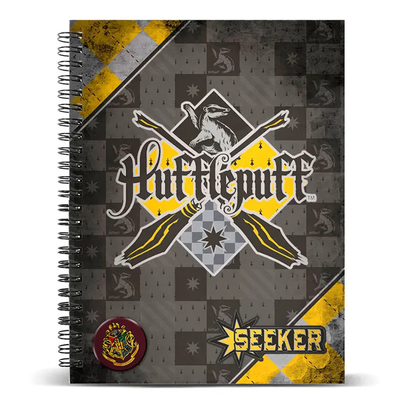 Harry Potter Quidditch Hufflepuff A5 notebook product photo