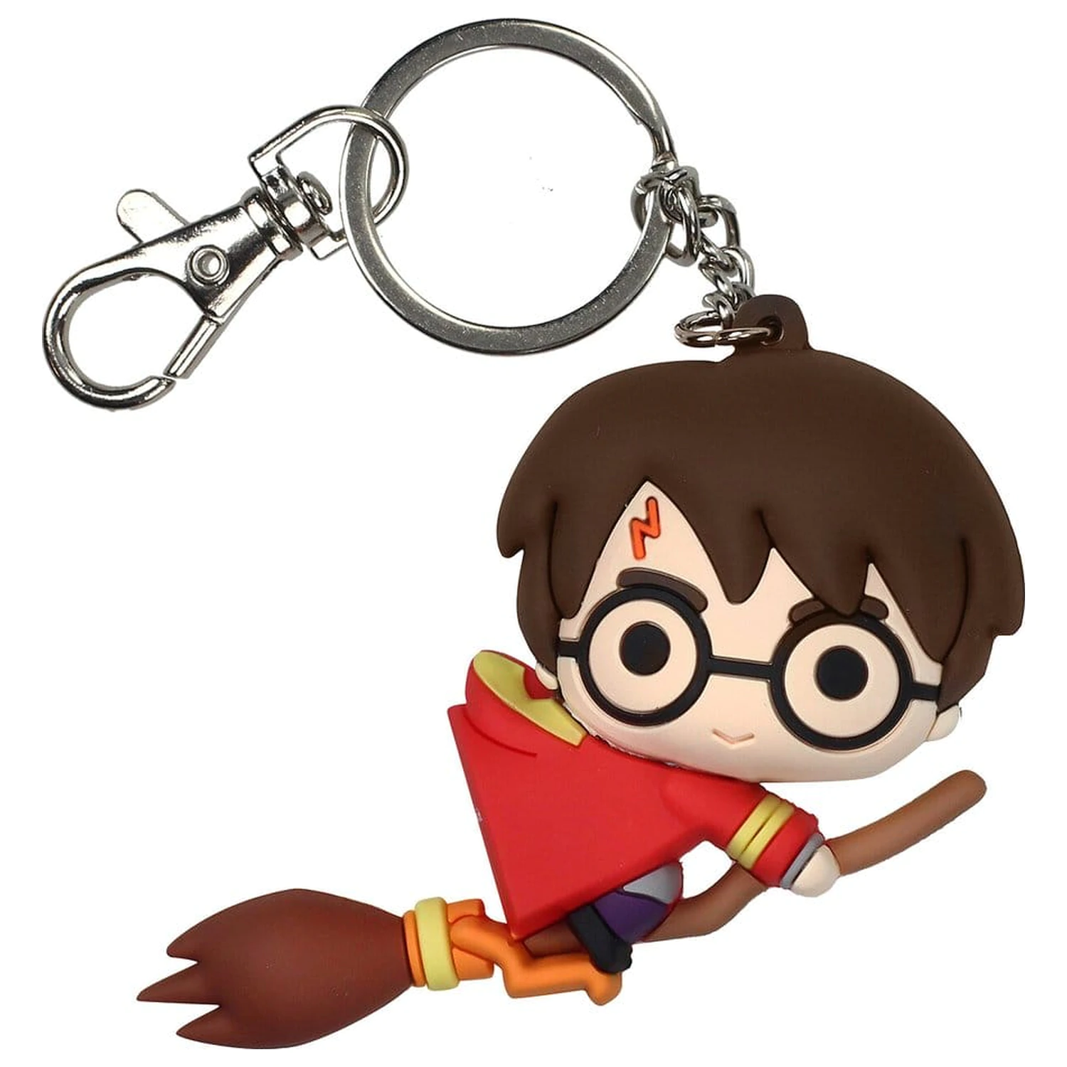 Harry Potter Rubber Keychain Harry on Broom 7 cm product photo