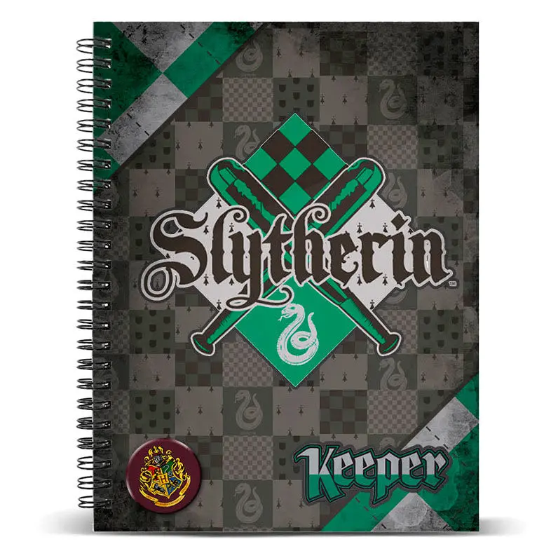 Harry Potter Quidditch Slytherin A5 notebook product photo