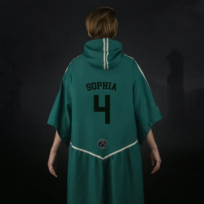 Harry Potter Quidditch Slytherin wizard robe product photo
