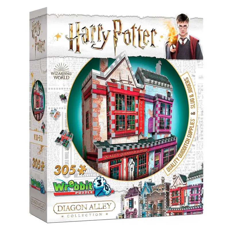 Harry Potter 3D Puzzle DAC Quality Quidditch Supplies &amp; Slug &amp; Jiggers Apothecary product photo