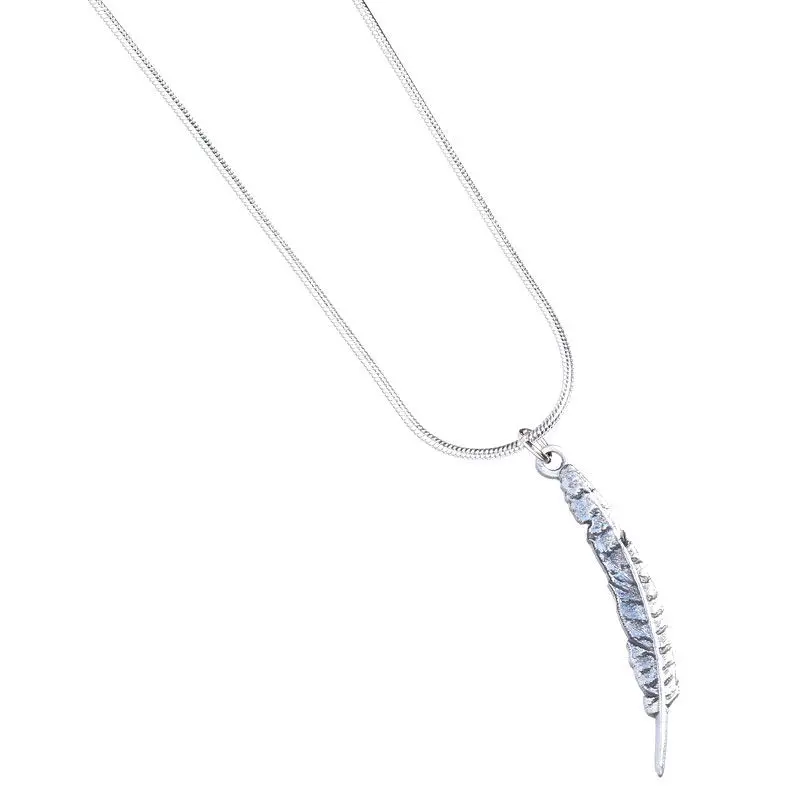 Harry Potter Pendant &amp; Necklace Feather Quill (silver plated) product photo