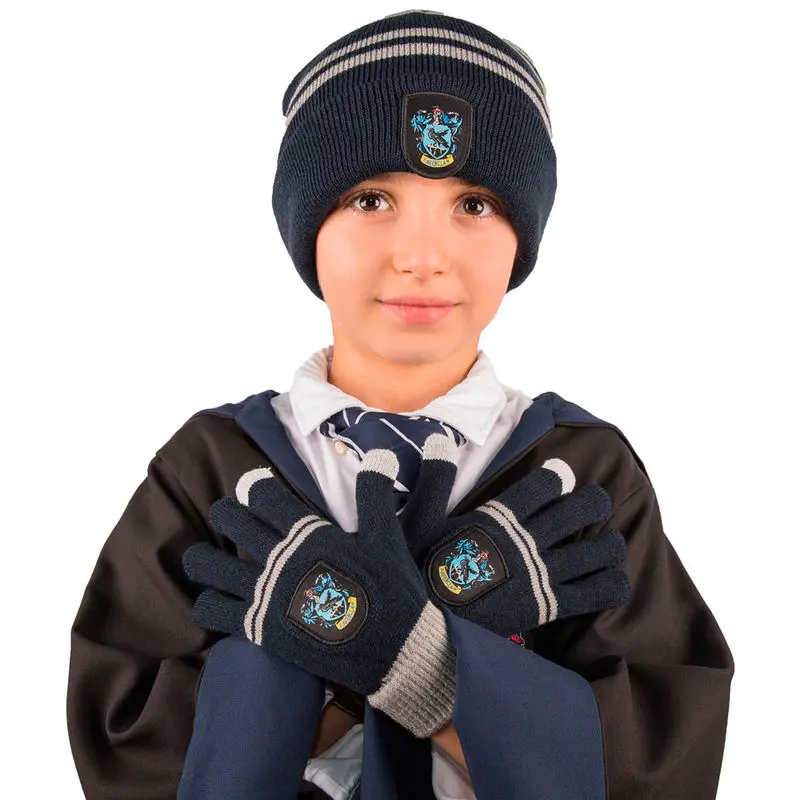 Harry Potter Beanie &amp; Gloves Set for Kids Ravenclaw product photo