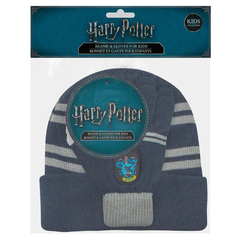 Harry Potter Beanie &amp; Gloves Set for Kids Ravenclaw product photo