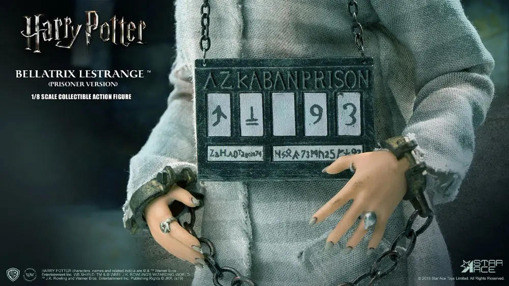 Harry Potter Real Master Series Action Figure 1/8 Bellatrix Lestrange Prisoner Version 23 cm product photo