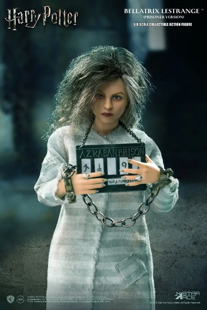 Harry Potter Real Master Series Action Figure 1/8 Bellatrix Lestrange Prisoner Version 23 cm product photo