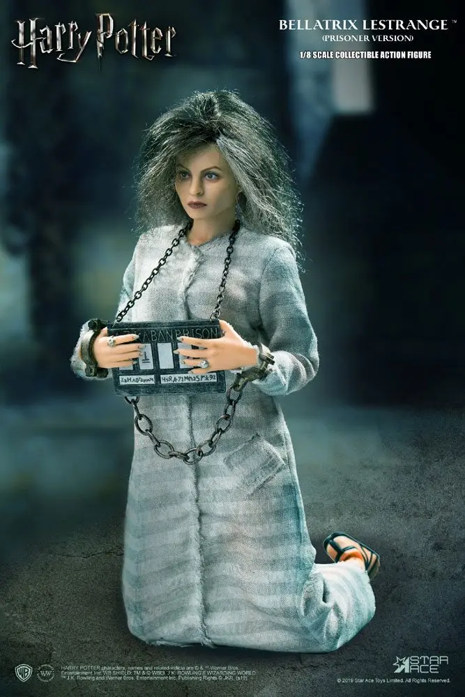 Harry Potter Real Master Series Action Figure 1/8 Bellatrix Lestrange Prisoner Version 23 cm product photo