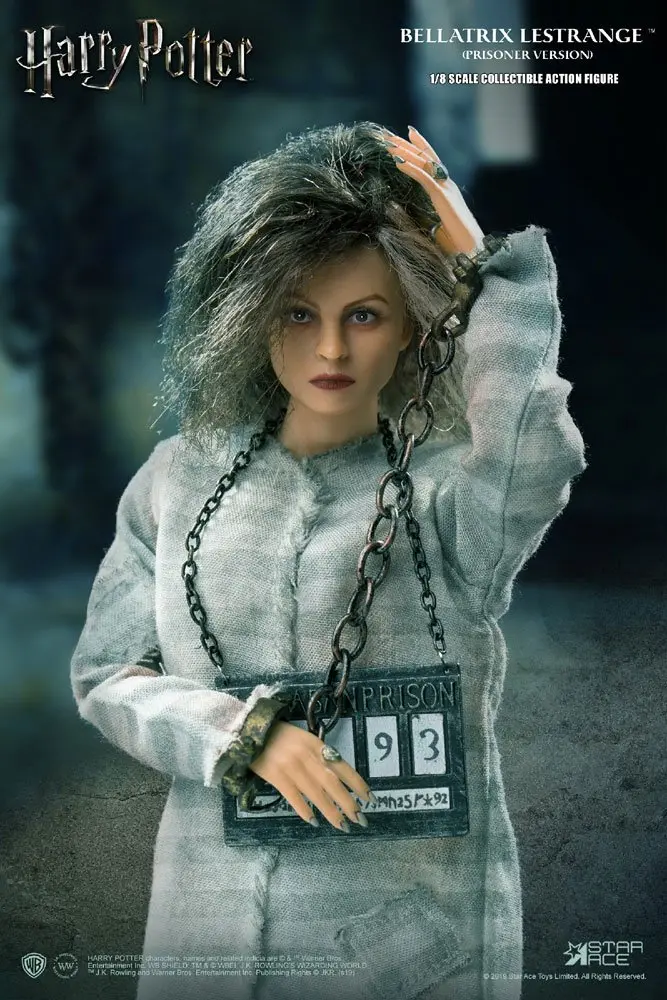 Harry Potter Real Master Series Action Figure 1/8 Bellatrix Lestrange Prisoner Version 23 cm product photo