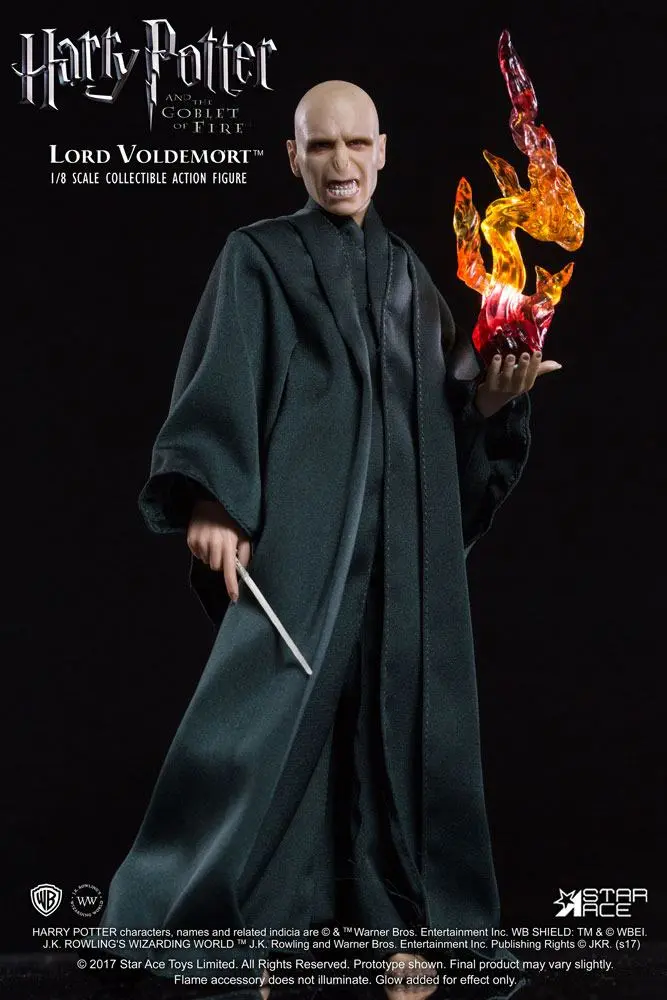 Harry Potter Real Master Series Action Figure 1/8 Lord Voldemort Flash Ver. 23 cm product photo