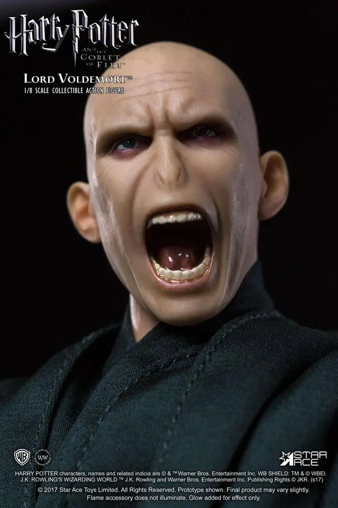 Harry Potter Real Master Series Action Figure 1/8 Lord Voldemort Flash Ver. 23 cm product photo